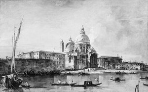 Santa Maria della Salute, meados da década de 1760. de Francesco Guardi