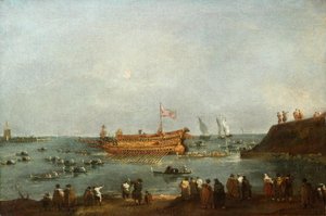 O doge casa-se com o Adriático de Francesco Guardi