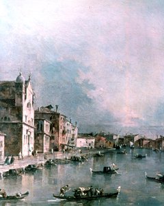 O Grande Canal, Veneza, c1732-1790 de Francesco Guardi