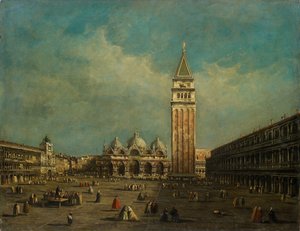 A, piazza san marco, em, veneza de Francesco Guardi