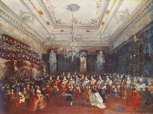 Concerto de gala veneziano de Francesco Guardi
