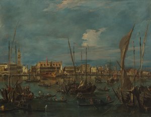 Veneza do Bacino di San Marco, ca. 1765 de Francesco Guardi