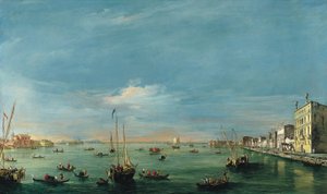 Vista do Canal Giudecca e do Zattere de Francesco Guardi