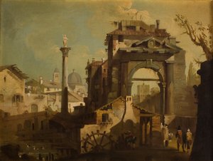 Vista de uma cidade italiana de Francesco Guardi