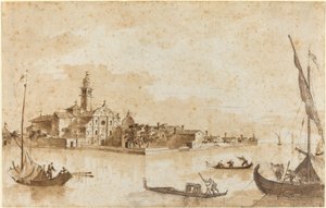 A Ilha de São Clemente de Francesco Guardi and Giacomo Guardi