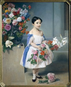 Retrato da Condessa Antonietta Negroni Prati Morosini, de Francesco Hayez de Francesco Hayez