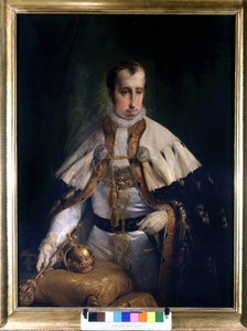 Retrato de Fernando I (1793 - 1875), Imperador da Áustria por Francesco Hayez (1791 - 1882). Museo del Risorgimento. Milão de Francesco Hayez