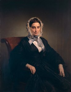 Retrato de Teresa Borri (segunda esposa de Alessandro Manzoni) por Francesco Hayez (1791-1882) de Francesco Hayez