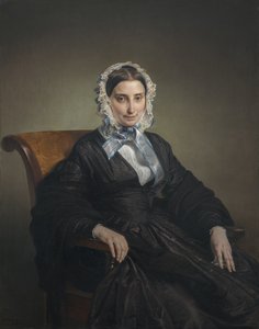 Impressão do retrato de Teresa Manzoni Borri de Francesco Hayez