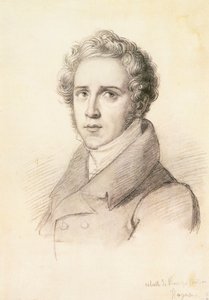 Retrato do compositor italiano Vincenzo Bellini (Catania de Francesco Hayez