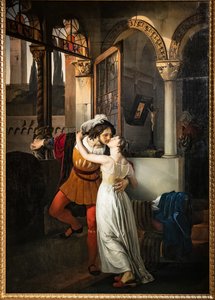 O último beijo de Romeu a Julieta de Francesco Hayez