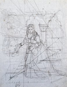 Estudo para acusação secreta de Francesco Hayez