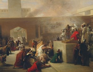 A coroação de Joas, 1839 de Francesco Hayez