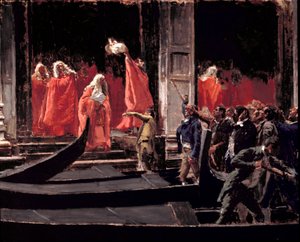 Última sessão do Senado da República de Veneza na altura da sua entrada no Reino de Itália em 1866 Pintura de Francesco Jacovacci (1838-1908) Roma, Galleria Nazionale d