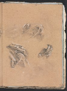 Caderno de desenho de Verona: Drapery studies página 69, 1760.