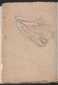 Verona Sketchbook: Drapery study page 6, 1760. de Francesco Lorenzi