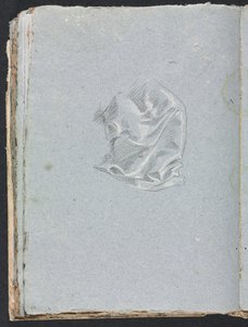 Verona Sketchbook: Drapery study page 94, 1760. de Francesco Lorenzi