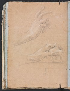 Verona Sketchbook: Hands, página 92, 1760. de Francesco Lorenzi