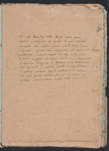 Caderno de desenho de Verona: página 1 da inscrição, 1760. de Francesco Lorenzi