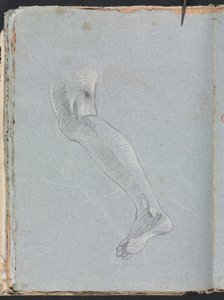 Caderno de Verona: perna esquerda, página 28, 1760. de Francesco Lorenzi