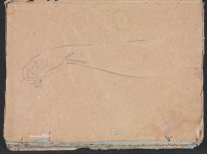 Caderno de desenho de Verona: mão direita, página 3, 1760. de Francesco Lorenzi