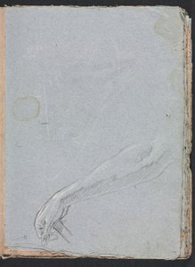 Verona Sketchbook: Mão direita, página 7, 1760. de Francesco Lorenzi