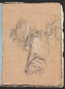 Verona Sketchbook: Soldiers, páginas 73, 1760. de Francesco Lorenzi