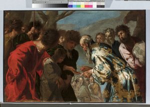 Joseph Vendido pelos Seus Irmãos, c.1657-58 (óleo sobre tela)