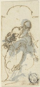 Santo num nicho de Francesco Maffei