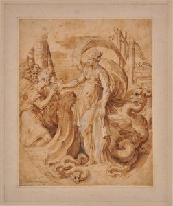 Circe e a companheira de Ulisses de Francesco Mazzuoli