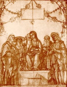 Madonna com quatro santos de Francesco Morone