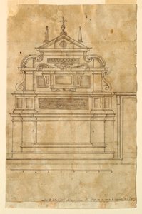 Projeto para um altar de Francesco Mosca