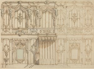 Projeto para um quarto de estado de Francesco Nicoletti