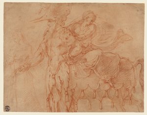 Centauro e Lapith de Francesco Primaticcio