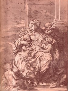 Caridade, século XVI, 1903 de Francesco Primaticcio