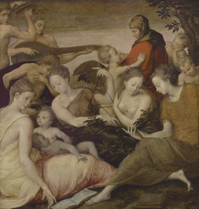 A arte da música, c.1565 de Francesco Primaticcio