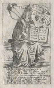 Os Sibyls: O Sibyl Delphian, 1400s. de Francesco Rosselli