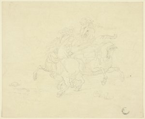 Escaramuça entre dois soldados de cavalaria