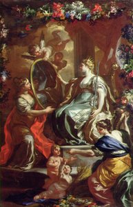 Alegoria de um reinado glorioso, c.1730 de Francesco Solimena
