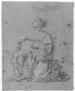 Mulher ajoelhada de Francesco Solimena