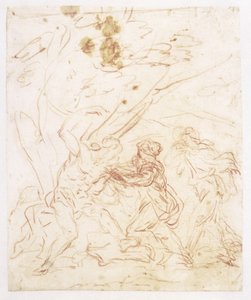 São Sebastião amamentado por Santa Irene de Francesco Solimena