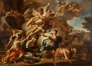 O rapto de Orítia de Francesco Solimena