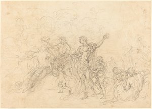 O Casamento de Baco e Ariadne de Francesco Solimena