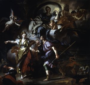 A caça real de Dido e Aeneas, c.1712-14