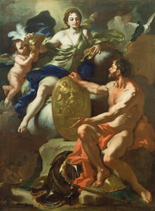 Vénus na forja de Vulcano de Francesco Solimena