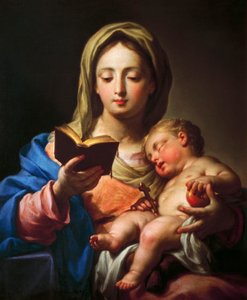 Madonna with Child (óleo sobre tela)