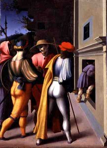 A prisão dos Irmãos, de "As Histórias de Giuseppe Ebreo" (tempera no painel)