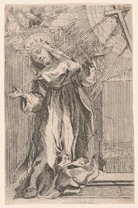 Santa Catarina de Sena recebendo os estigmas de Francesco Vanni