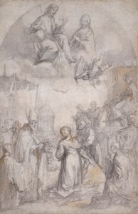 A Última Comunhão e Martírio de Santa Lúcia de Francesco Vanni