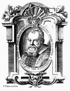 Galileu Galilei, astrônomo e matemático italiano, início do século XVII